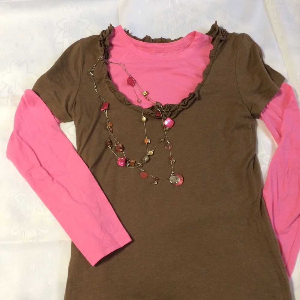 Gap Ruffled-neck Shirt